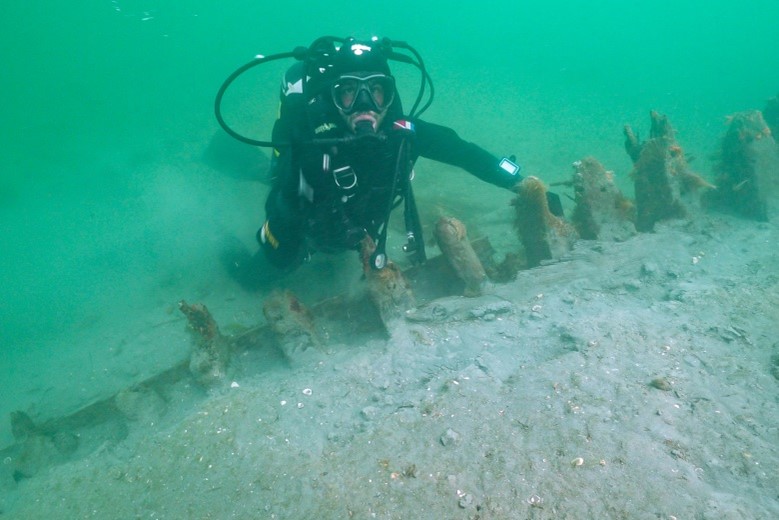 Immagine per Grado, riemerge un'imbarcazione di epoca romana mai censita prima